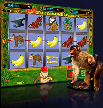 Крези манки, играть онлайн Crazy monkey